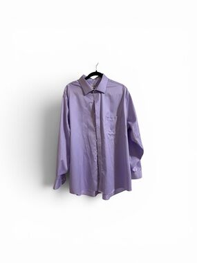 Joseph Abboud Mens Lavender Dress Shirt - Classic Button-Up